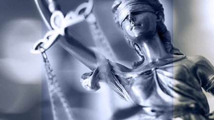 Statuette of Lady Justice