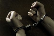 Hands in Cuffs After Drugs Possession Charges in Las Vegas Nevada